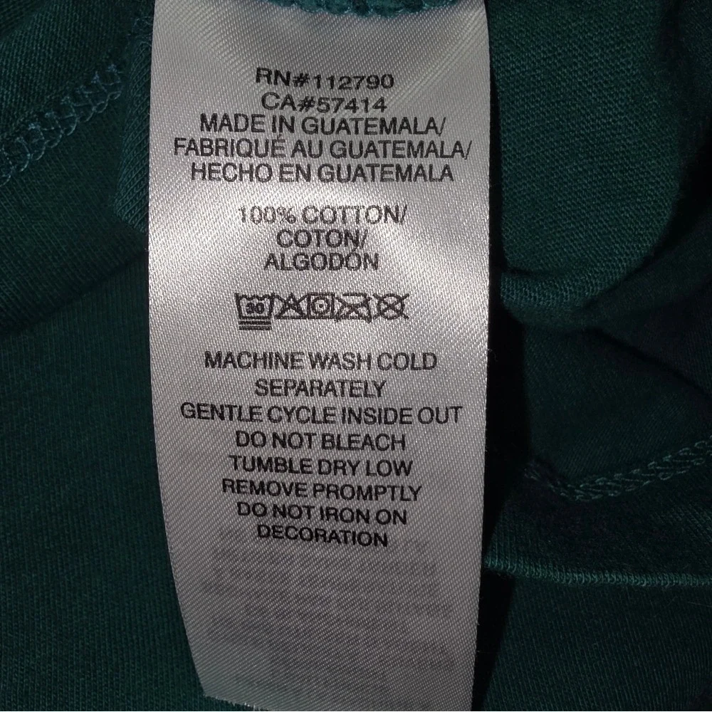 True‎ Religion Relaxed Double Retro Tee Green Graphic Logo T Shirt Men's Medium
